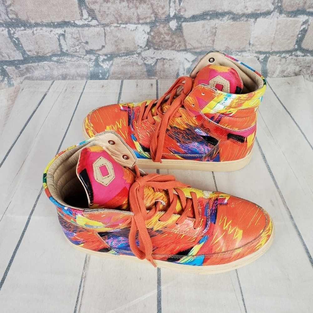 Leather Hi Top Sneakers Sparacino Cambie Hi The  Long Winter Size 6USM/7.5USW - Picture 11 of 16